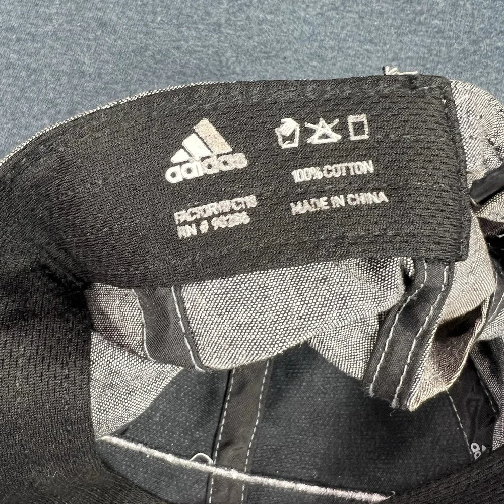 adidas Unisex Baseball Cap Gray Adjustable Sports Hat